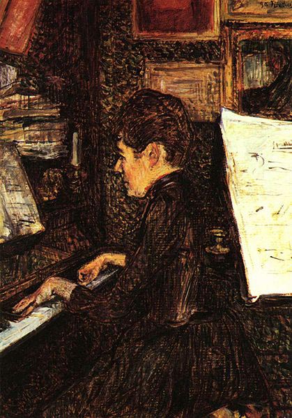 Henri de toulouse-lautrec Mlle Dihau au piano